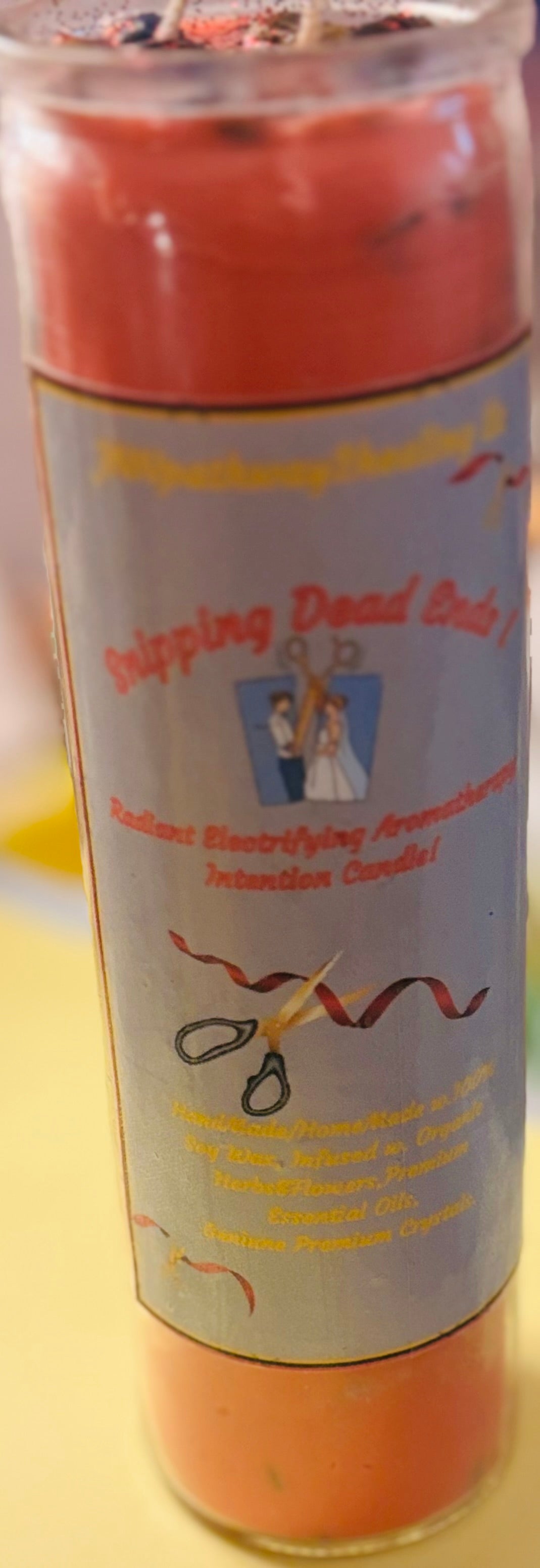 “Snipping Dead Ends” (Cord Cutting Intention Candle) 7 day candle