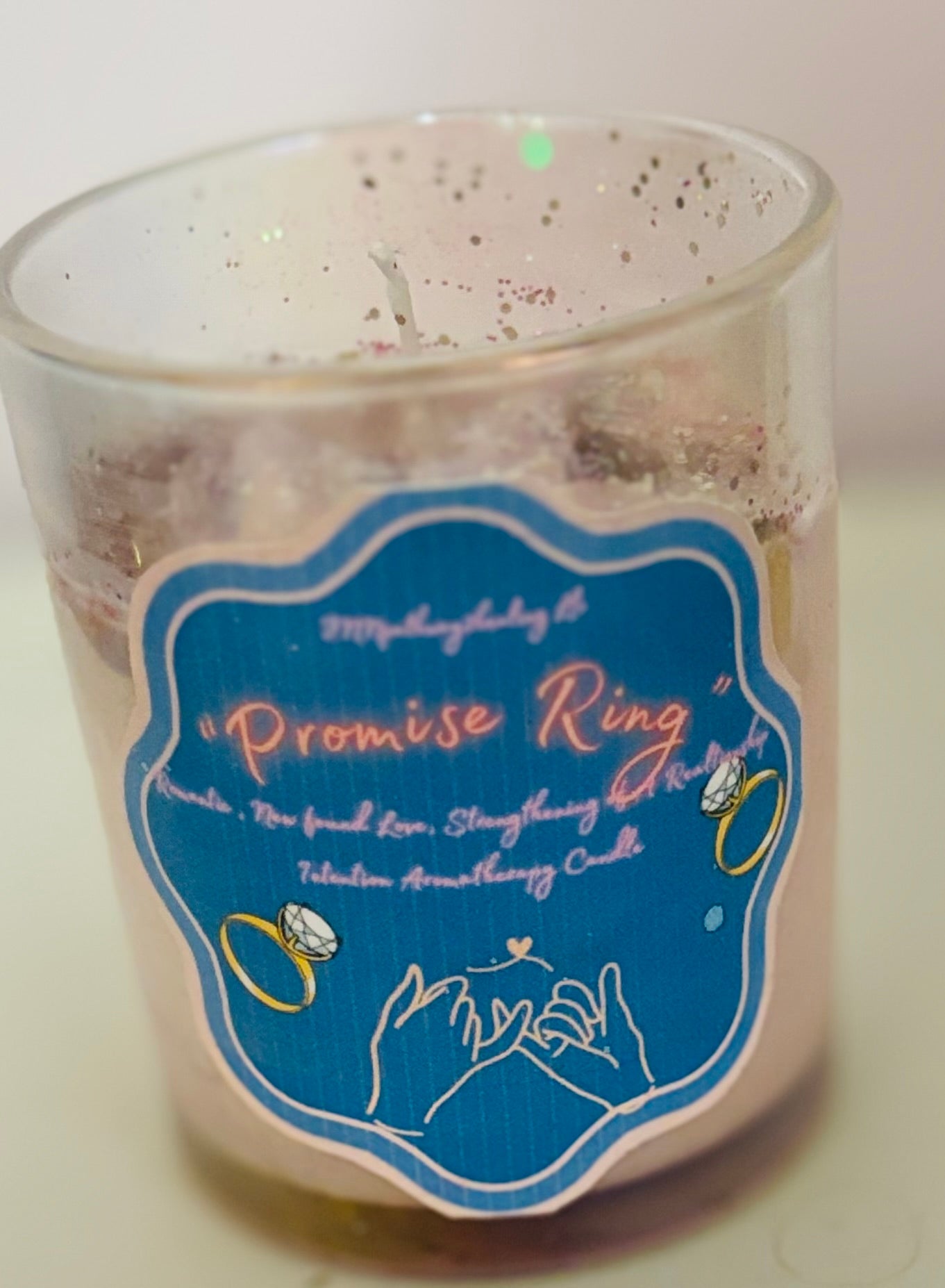 “Promise Ring” Romantic Attraction, tool for strengthening already involved relationships, lust full attraction Aromatherapy Intention Candle!!!