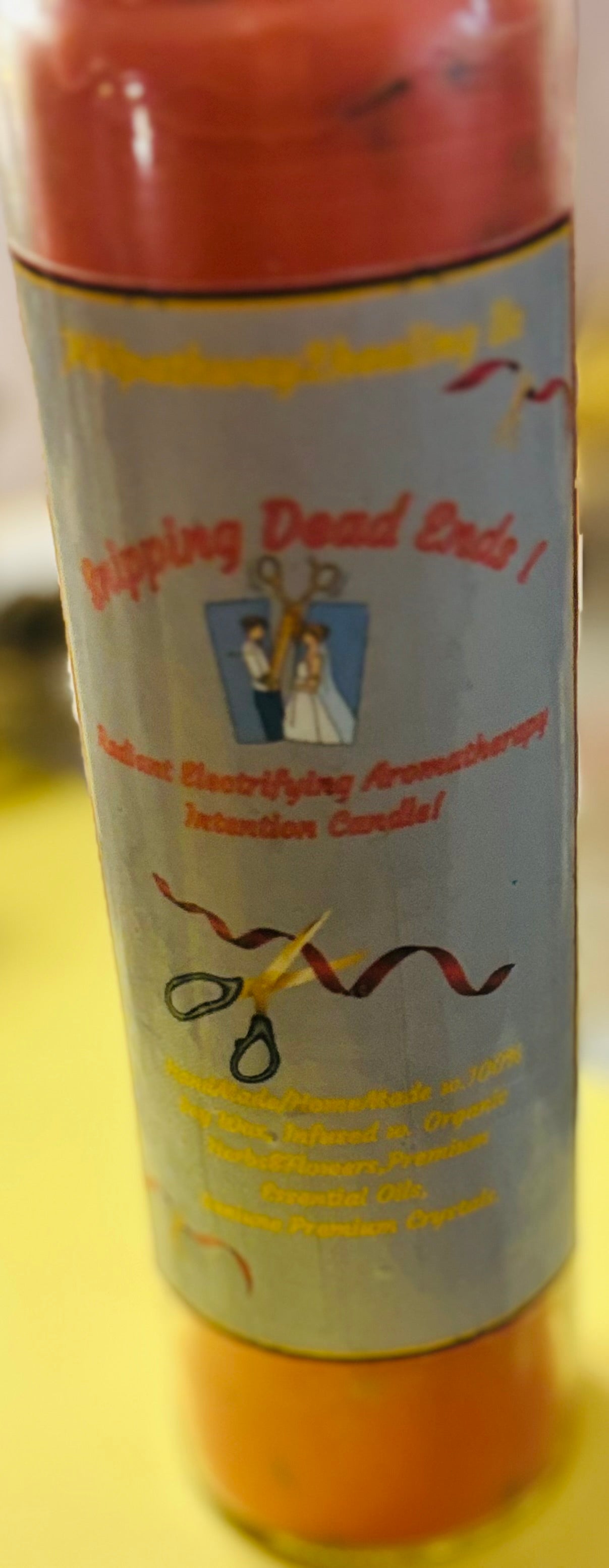 “Snipping Dead Ends” (Cord Cutting Intention Candle) 7 day candle