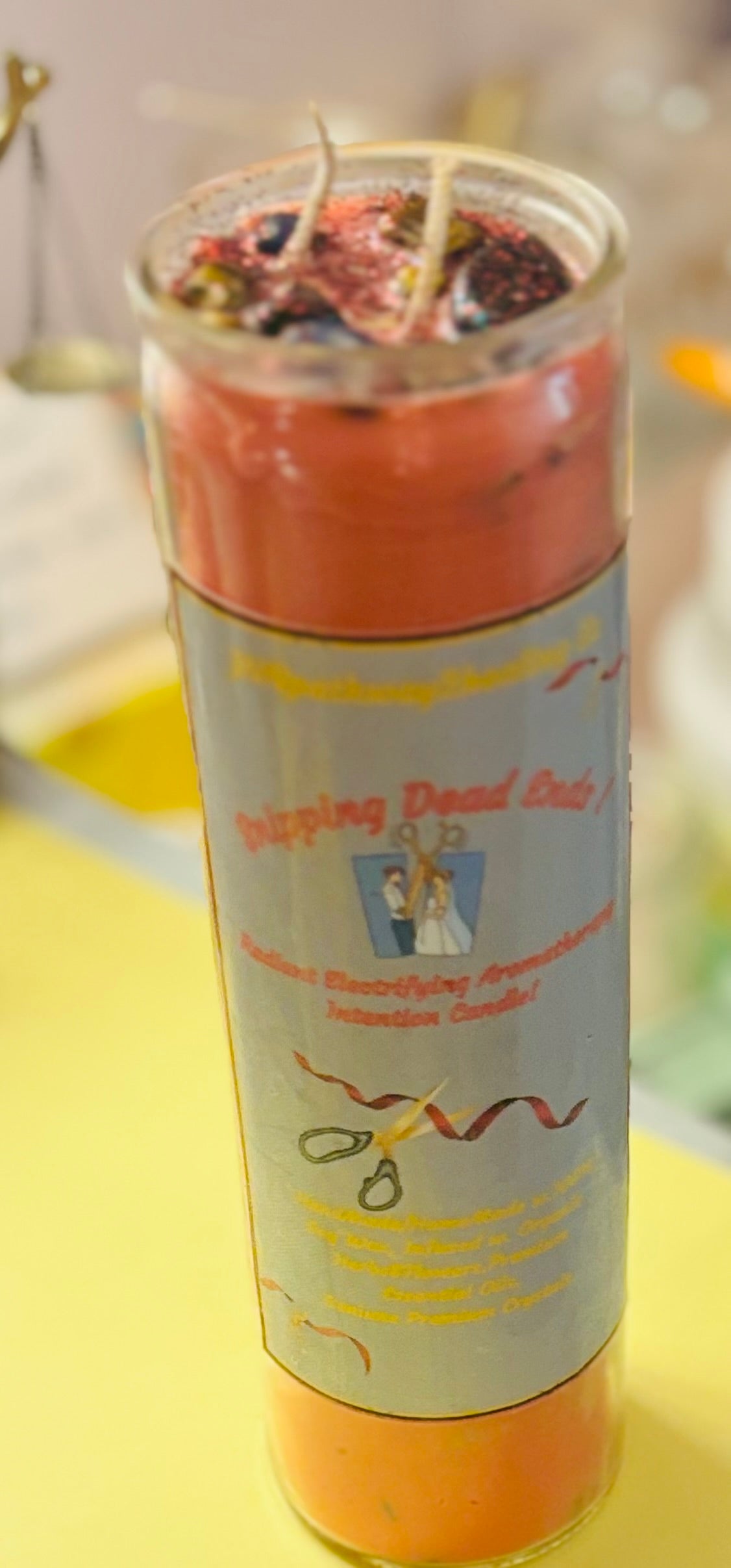 “Snipping Dead Ends” (Cord Cutting Intention Candle) 7 day candle