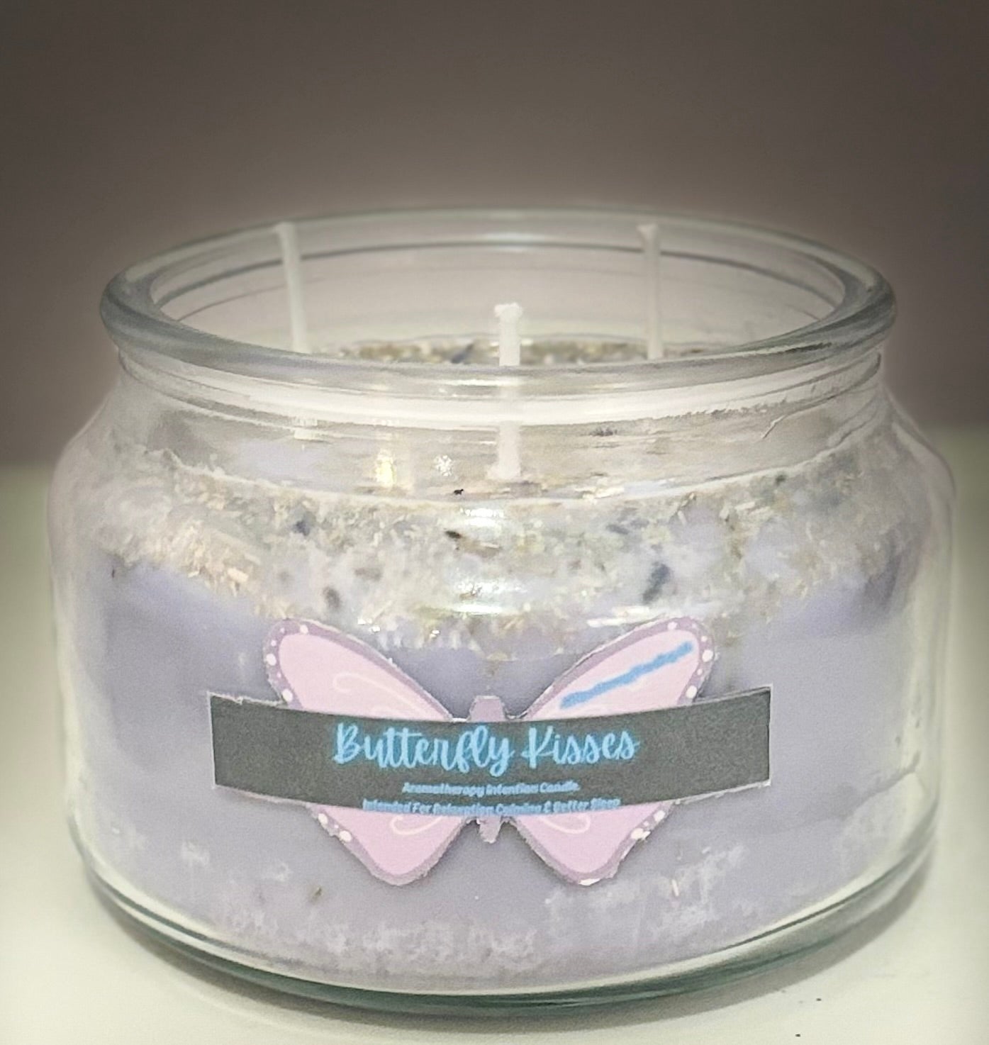 “Butterfly Kisses” Aromatherapy Sleep aid tool/ Relaxation/calming  intention candle!!