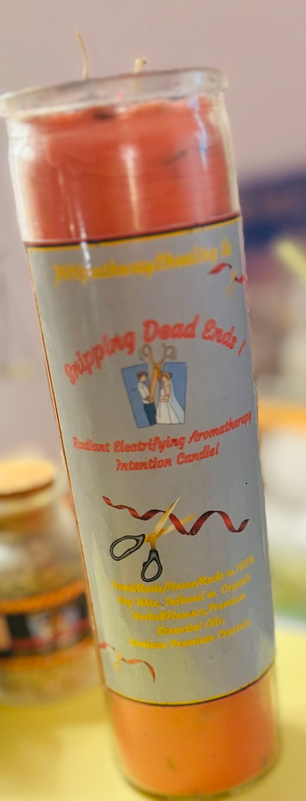 “Snipping Dead Ends” (Cord Cutting Intention Candle) 7 day candle