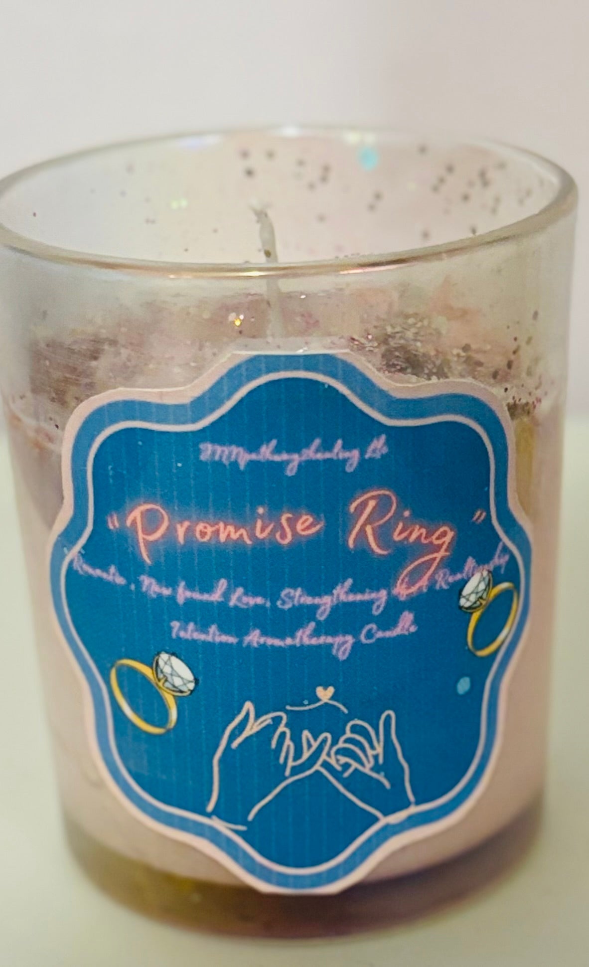 “Promise Ring” Romantic Attraction, tool for strengthening already involved relationships, lust full attraction Aromatherapy Intention Candle!!!