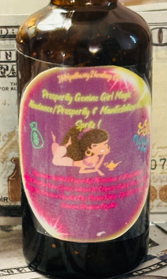 "Prosperity Genie Girl Magic"  Aura & Energy Intention Spritz