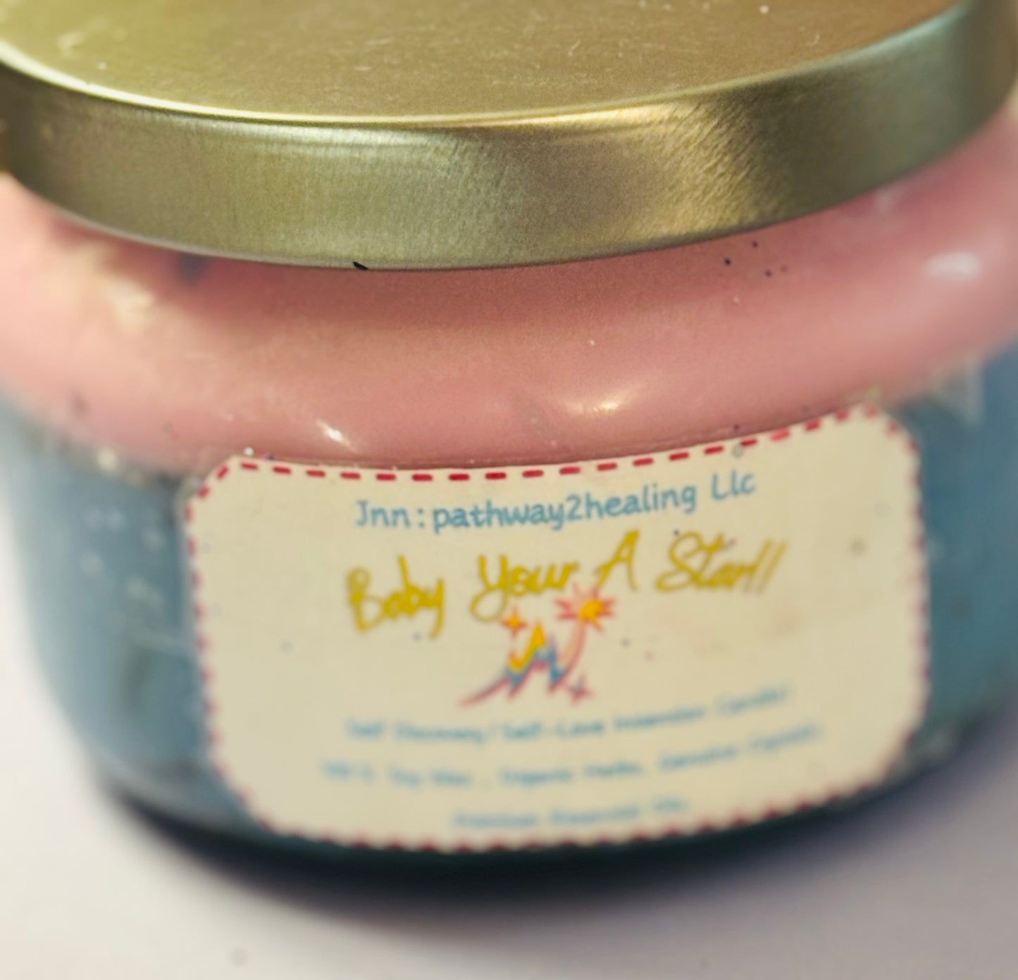 “Baby Your a star” (Self-Confidence,Self-Discovery,Self-Love& Inner Strength Aromatherapy Intention Candle)